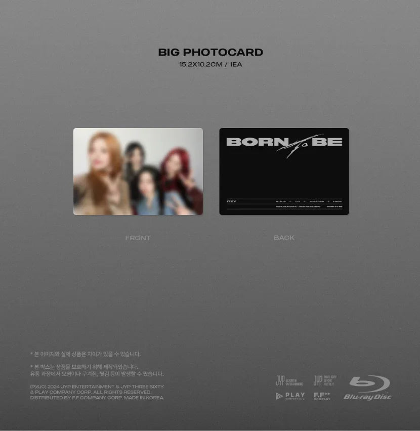 ITZY - 2ND WORLD TOUR - BORN TO BE (BLU-RAY)