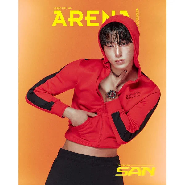 ARENA HOMME+ - SAN (ATEEZ) COVER AUGUST 2025