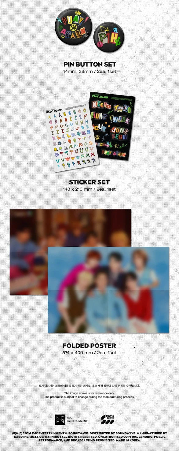 J-Store_Online_P1HARMONY 4TH PHOTO BOOK P1AY AGAIN