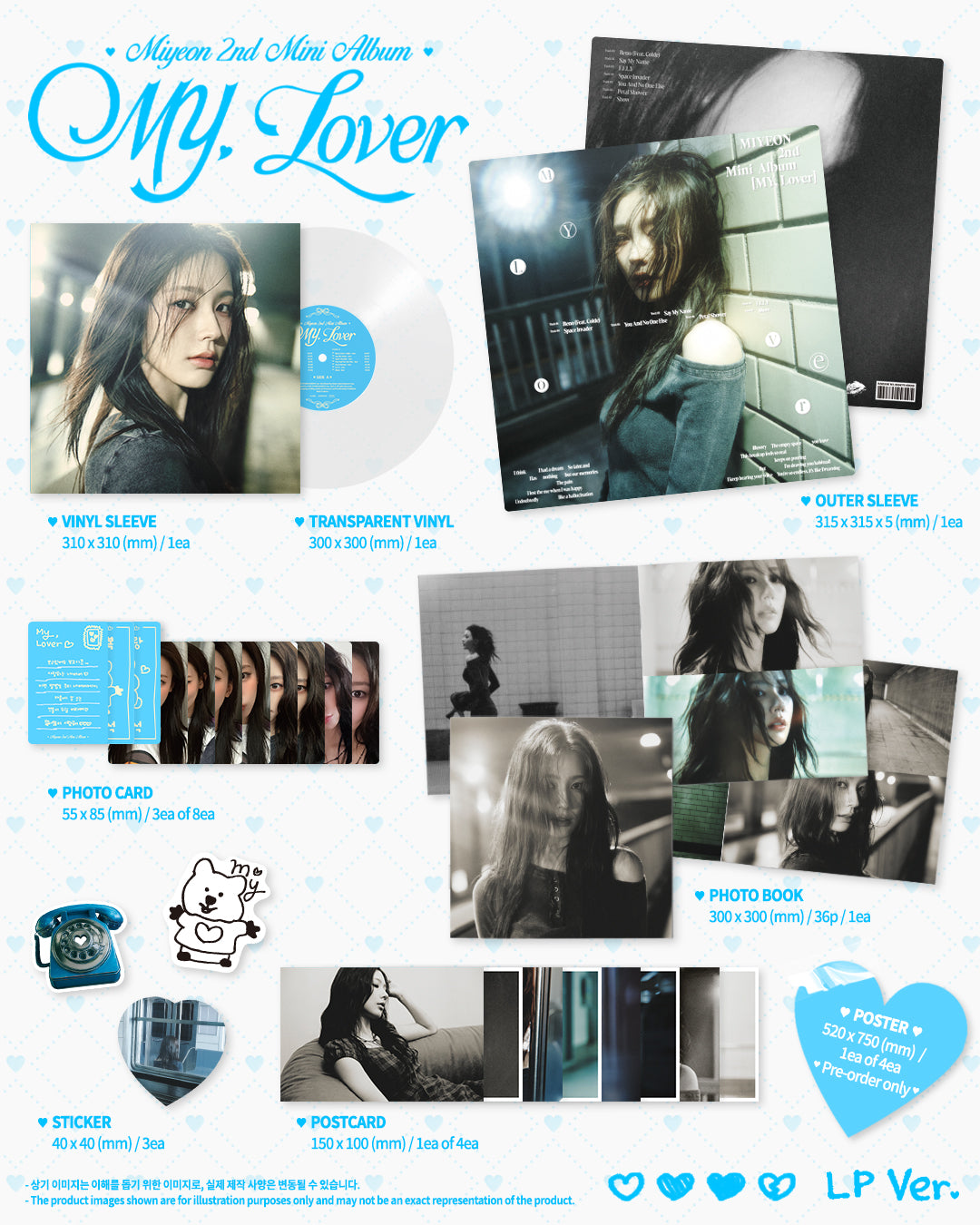MIYEON (i-dle) - MY, LOVER (2ND MINI ALBUM) LP VER. – J-Store Online