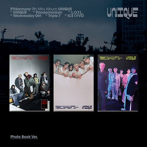 Pre-Order) - P1Harmony - UNIQUE - PHOTOBOOK (Korean Version) – J