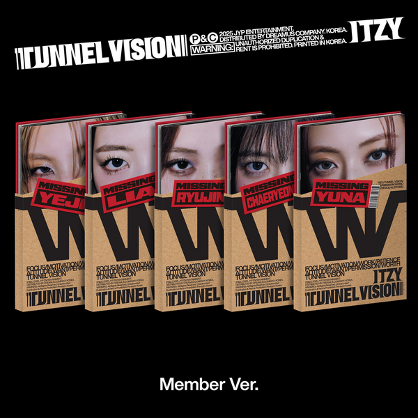 ITZY - (TUNNEL VISION) MEMBER VER. – J-Store Online