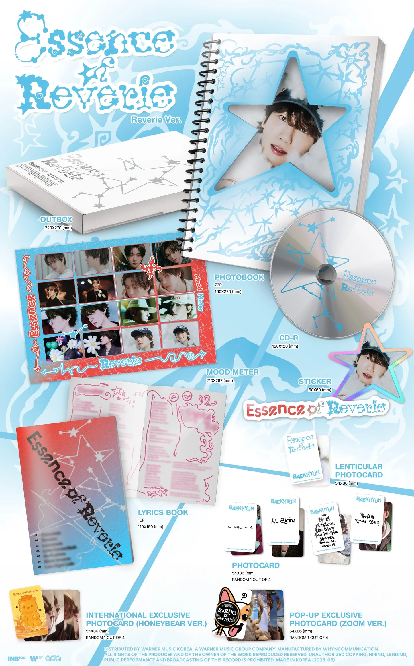 (hello82 POP-UP EXCLUSIVE) BAEKHYUN - ESSENCE OF REVERIE