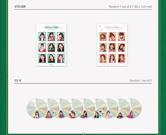 TWICE - Merry & Happy - J-Store Online