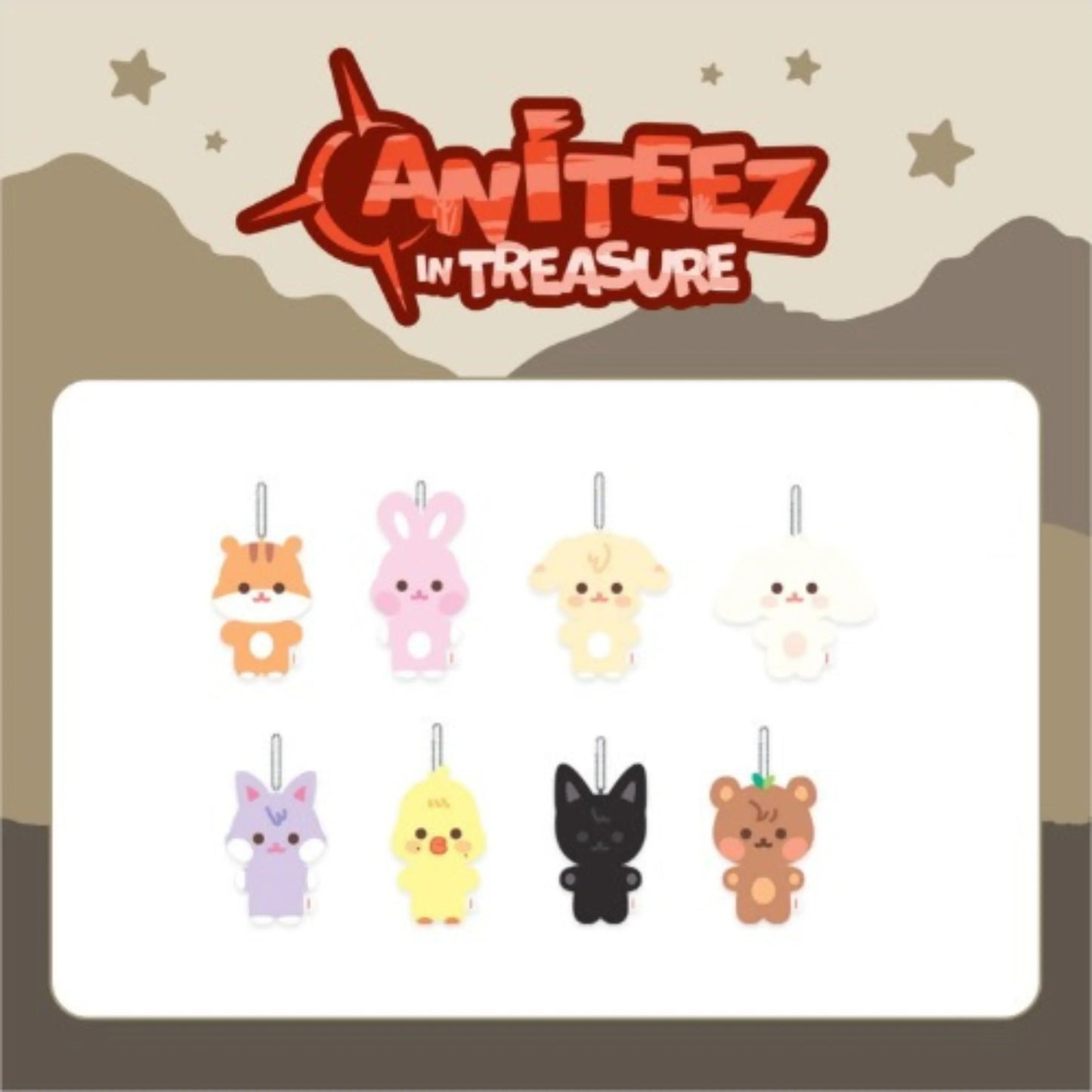 ATEEZ - ANITEEZ IN TREASURE - FLAT-FUR PLUSH