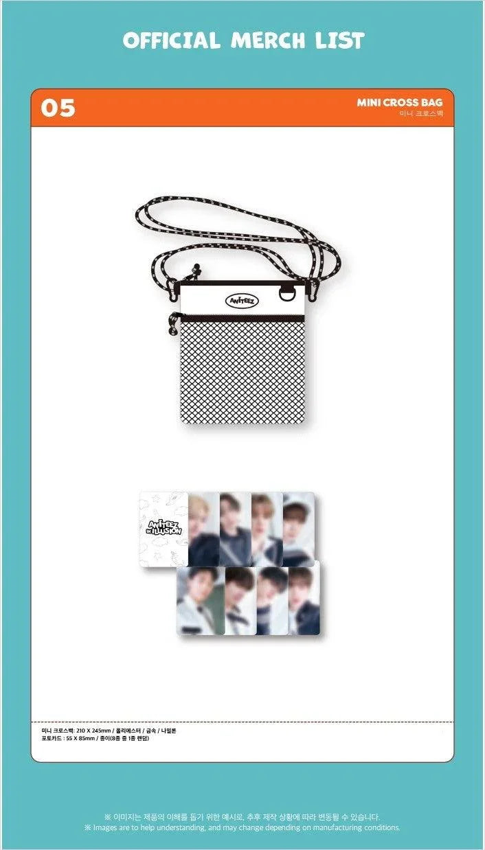 ATEEZ (ANITEEZ IN ILLUSION) MINI CROSS BAG - J-Store Online