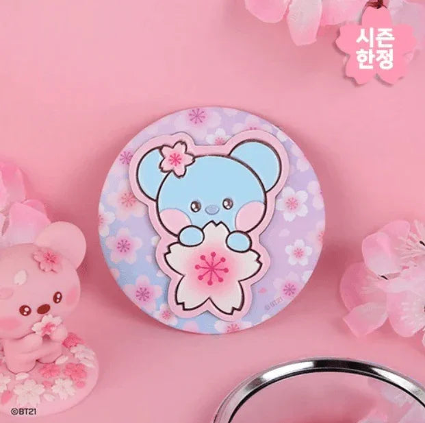 BT21 - POCKET MIRROR - CHERRY BLOSSOM - J-Store Online