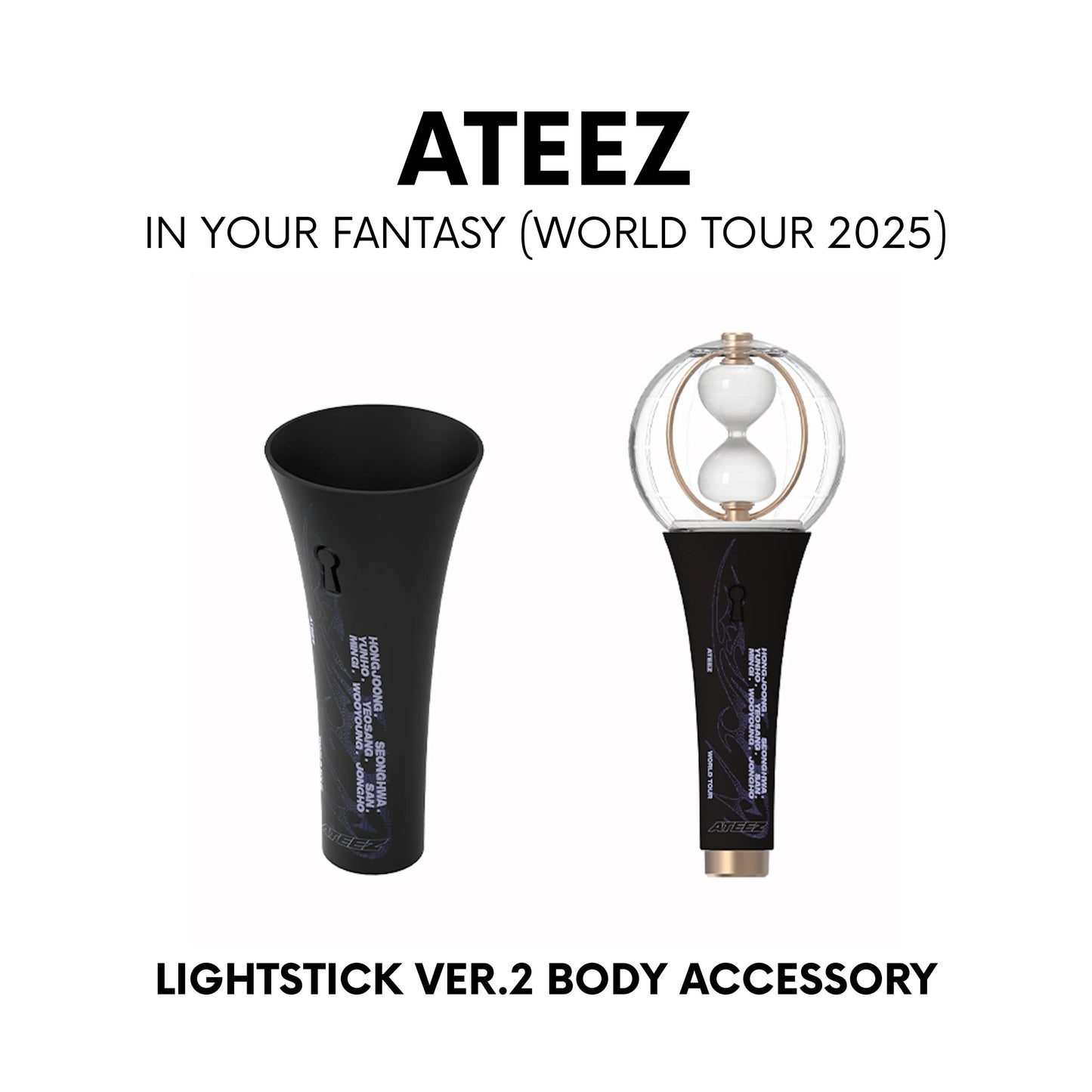 j-store-online-ateez-world-tour-2025-in-your-fantasy-lightstick-ver-2-body-accessory