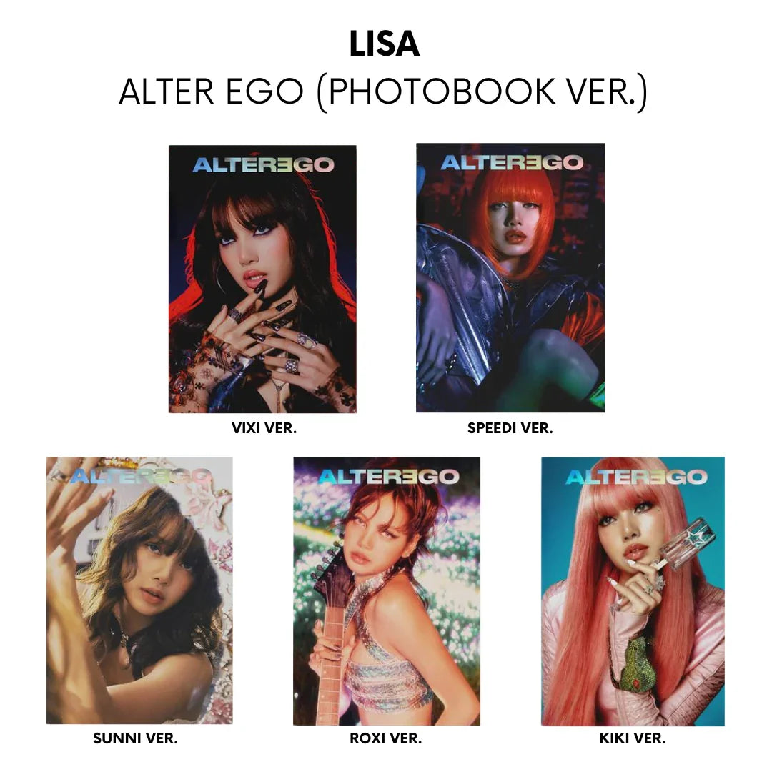 LISA (BLACKPINK) - ALTER EGO (PHOTOBOOK VER.) - Pre-Order – J LISA (BLACKPINK) - ALTER EGO (PHOTOBOOK VER.) - Pre-Order – J