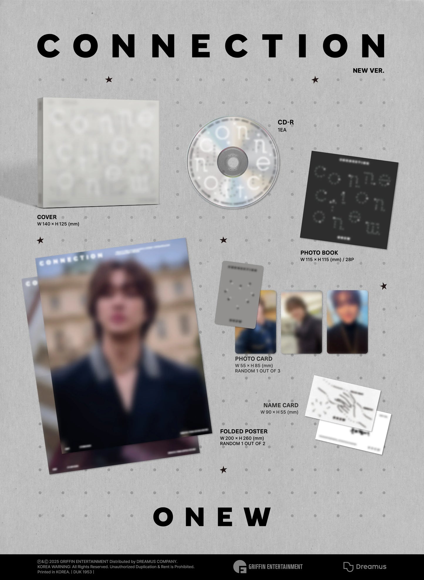 ONEW (SHINEE) - CONNECTION (4TH MINI ALBUM) - DIGIPACK