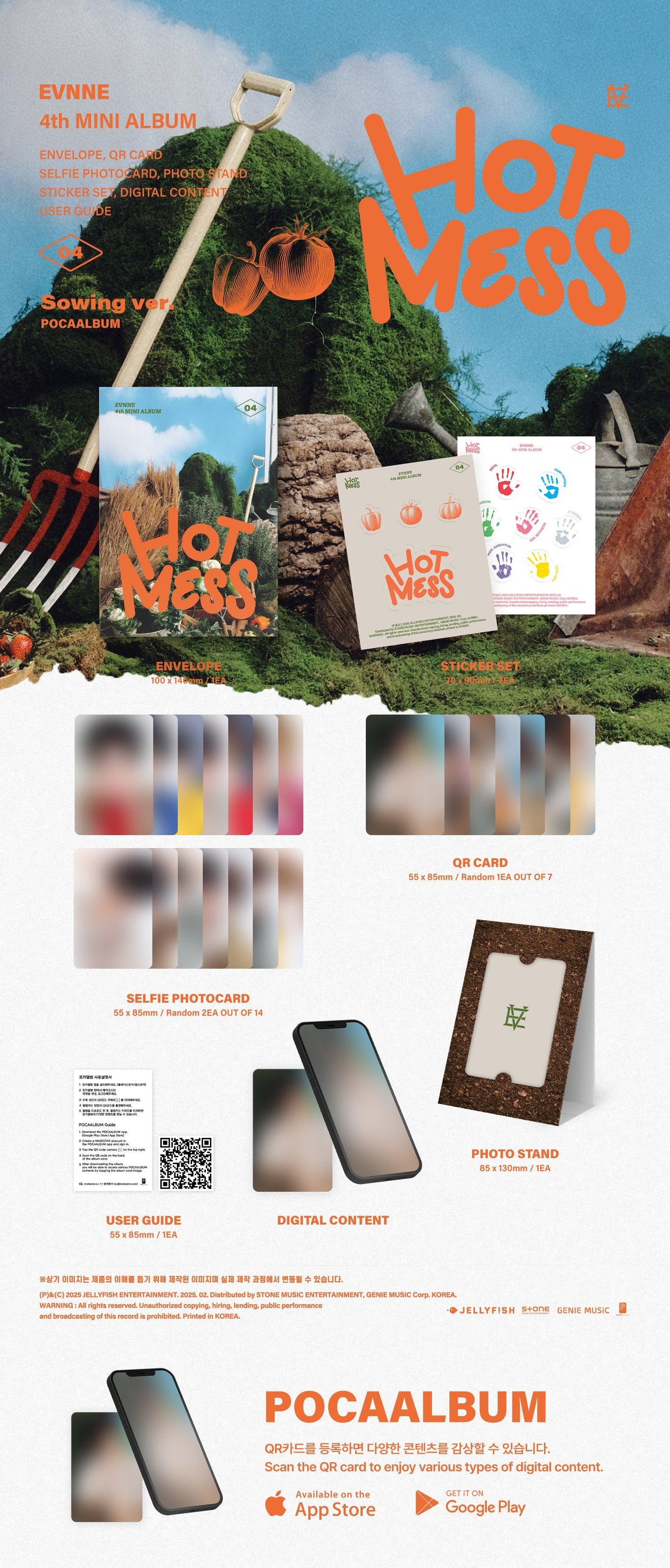 j-store-online-evnne-hot-mess-4th-mini-album-poca-album-snowing-ver