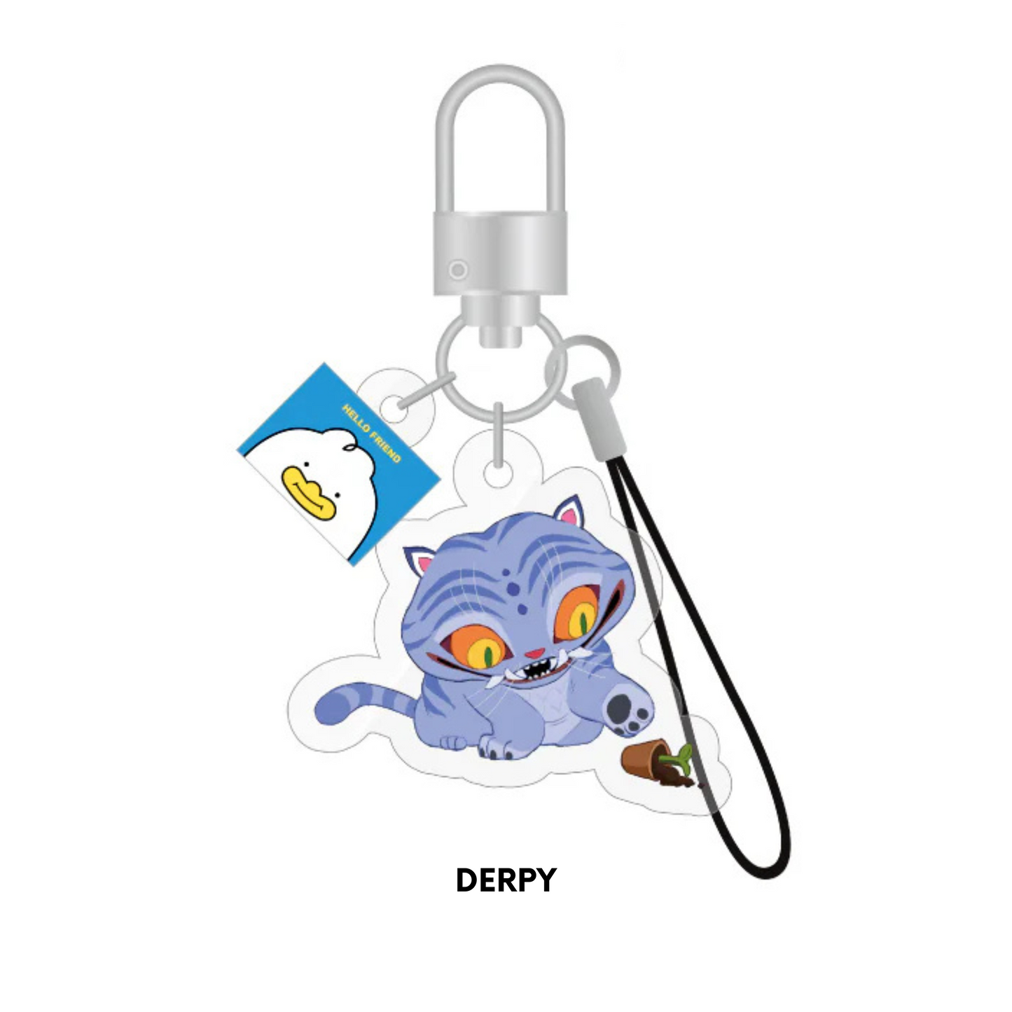 j-store-online-kpop-demon-hunters-official-merchandise-lightstick-keyring-charm-derpy