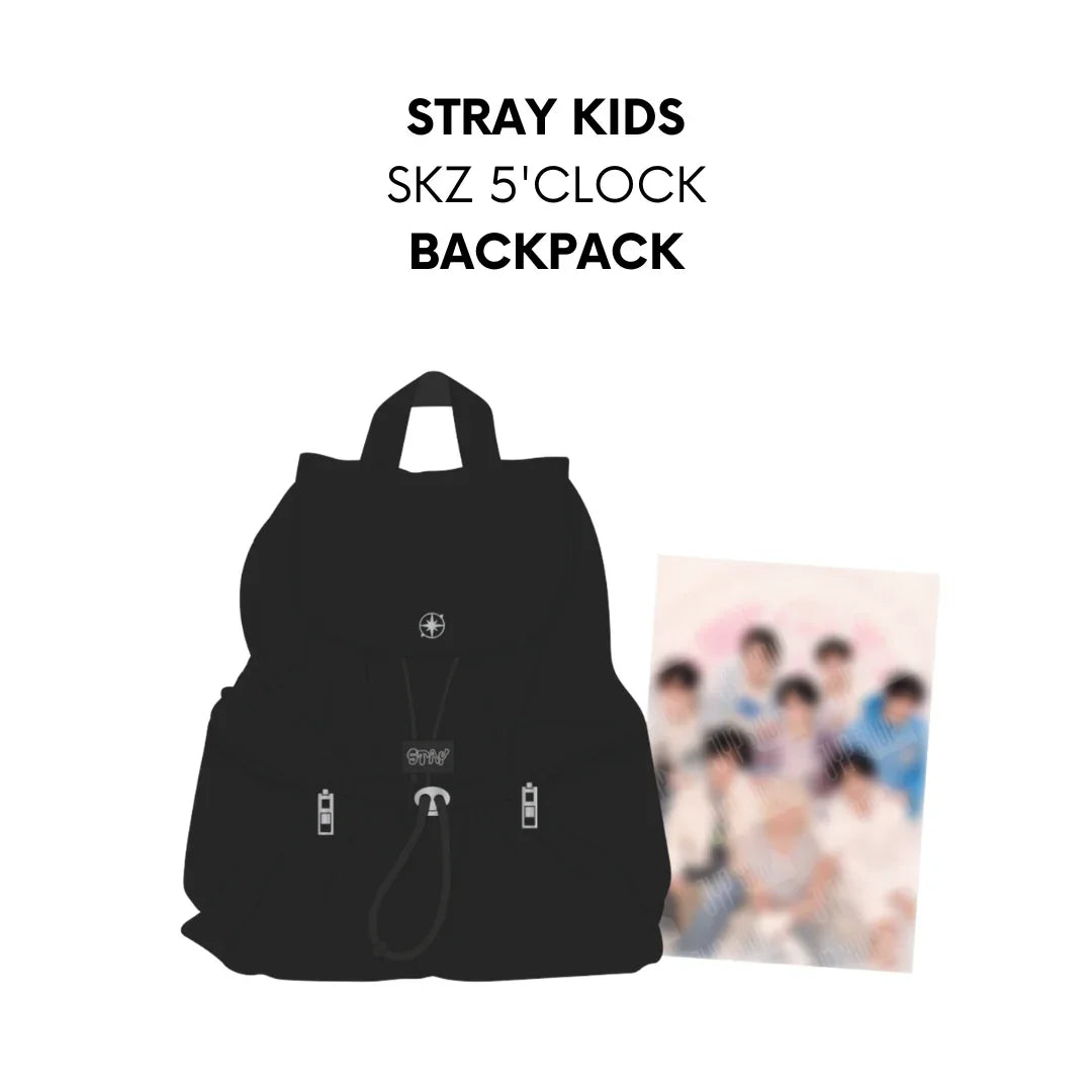 j-store-online-stray-kids-5clock-5th-fanmeeting-merchandise-backpack