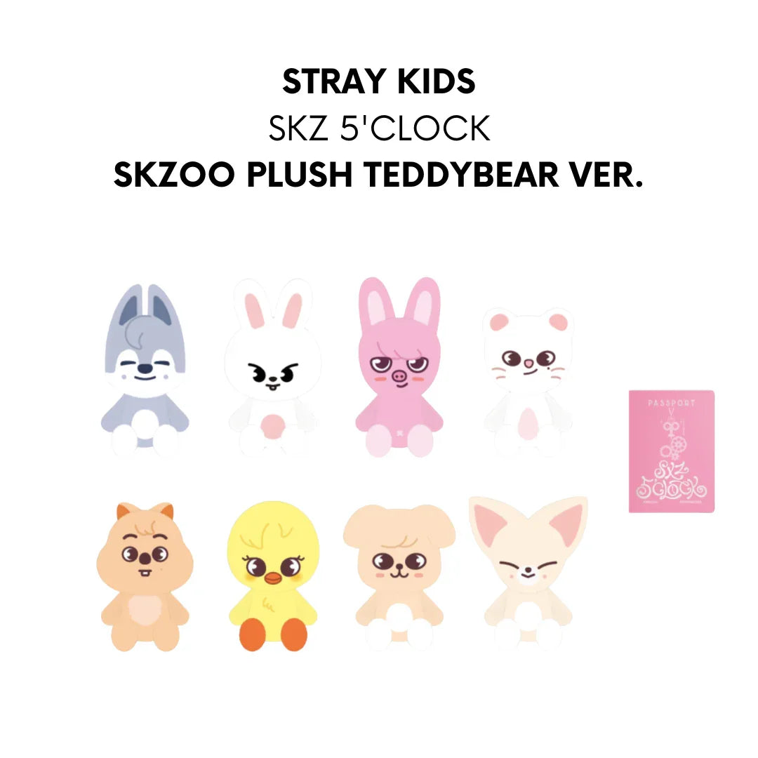 j-store-online-stray-kids-5clock-5th-fanmeeting-merchandise-skzoo-plush-teddybear-passport