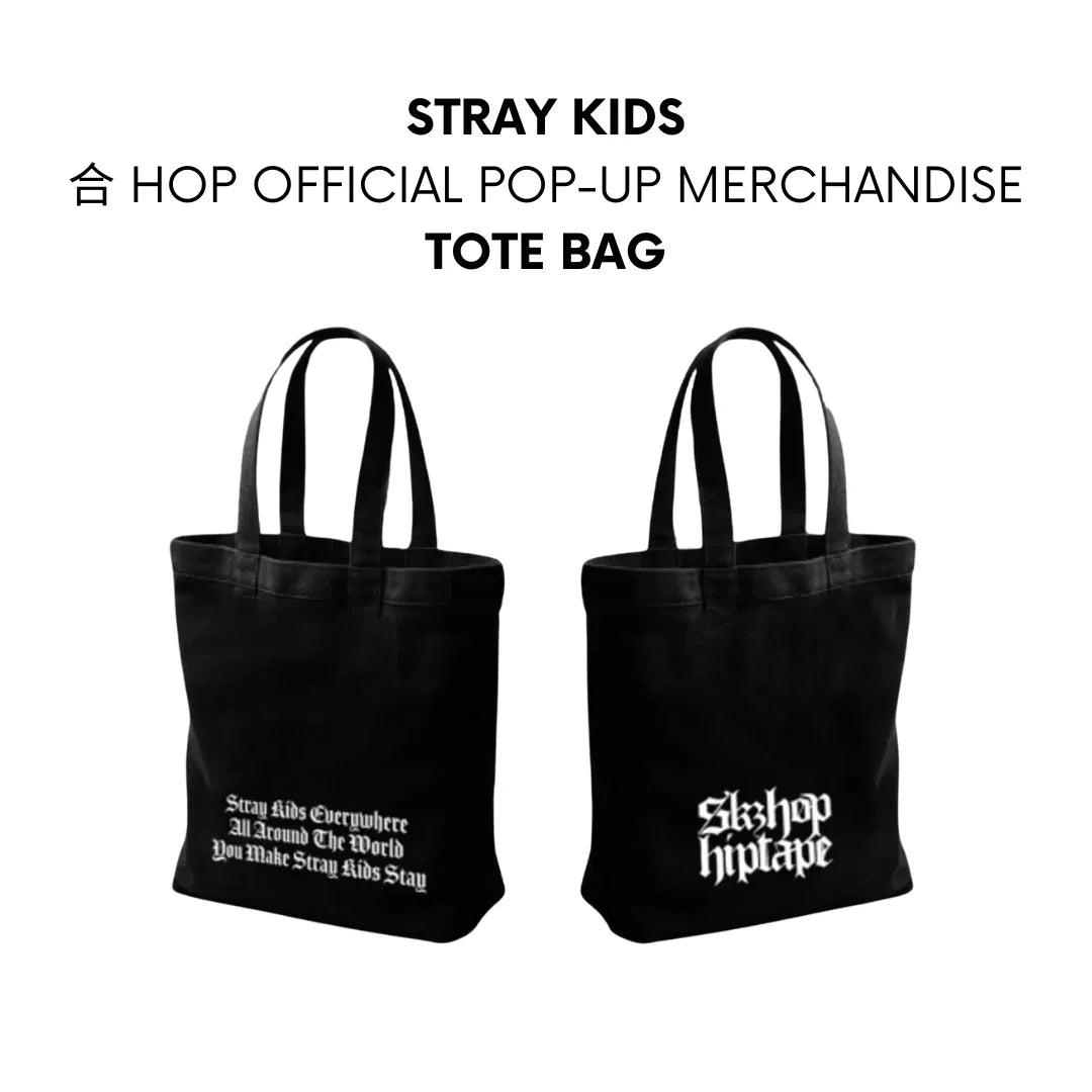 j-store-online-stray-kids-hop-popup-official-merchandise-tote-bag