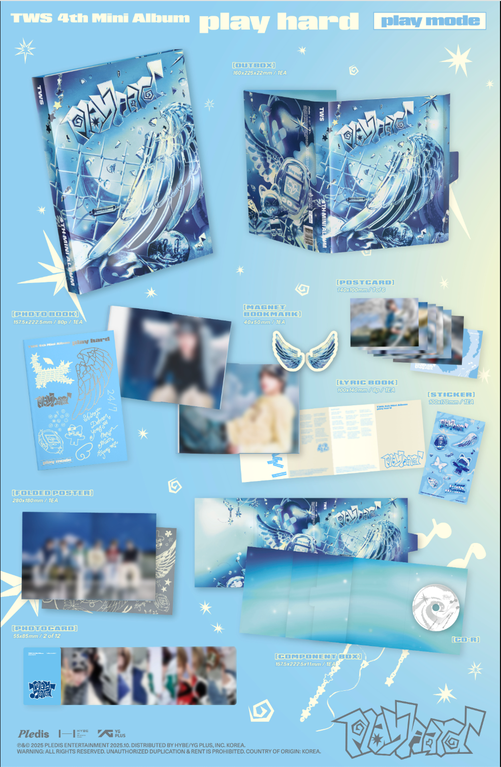 j-store-online-tws-play-hard-4th-mini-album-play-mode