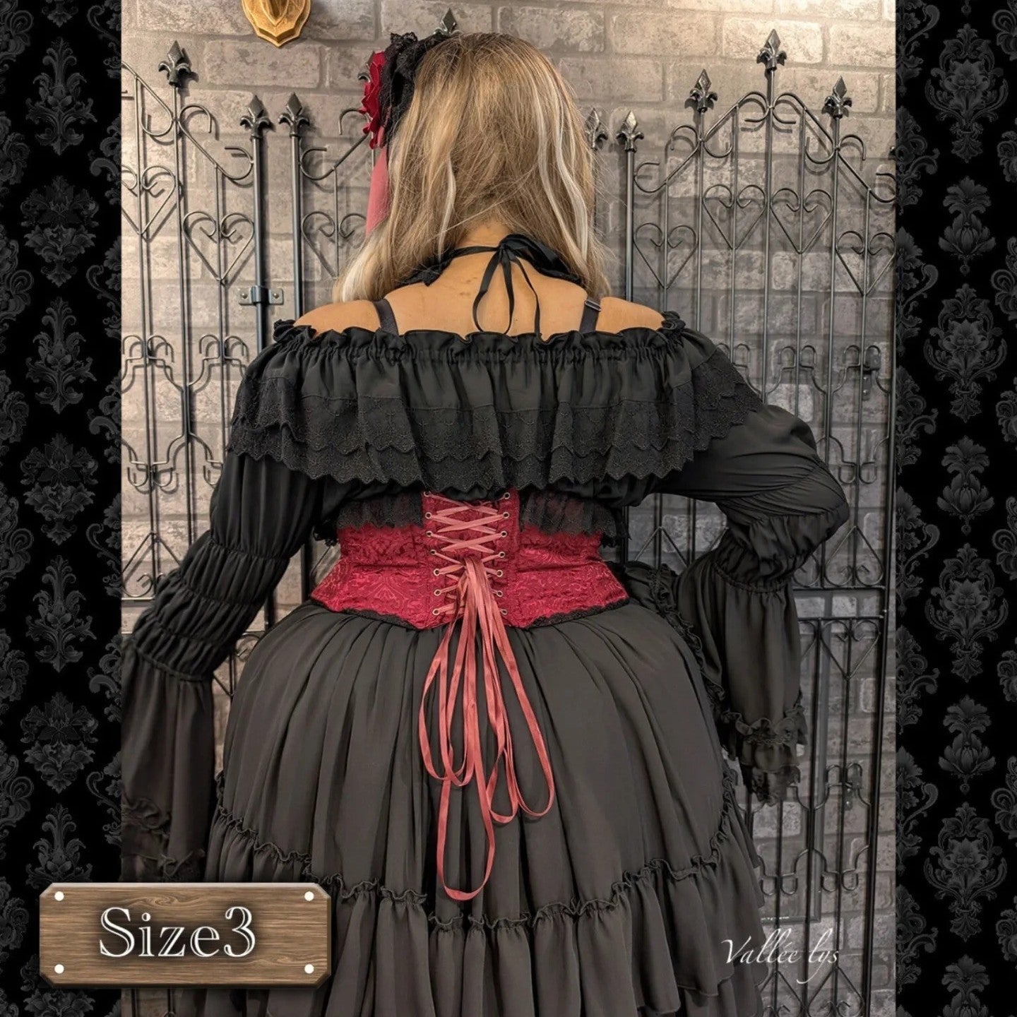ATELIER PIERROT - FLEUR DE BRUME CORSET - PLUS SIZE / SIZE 3