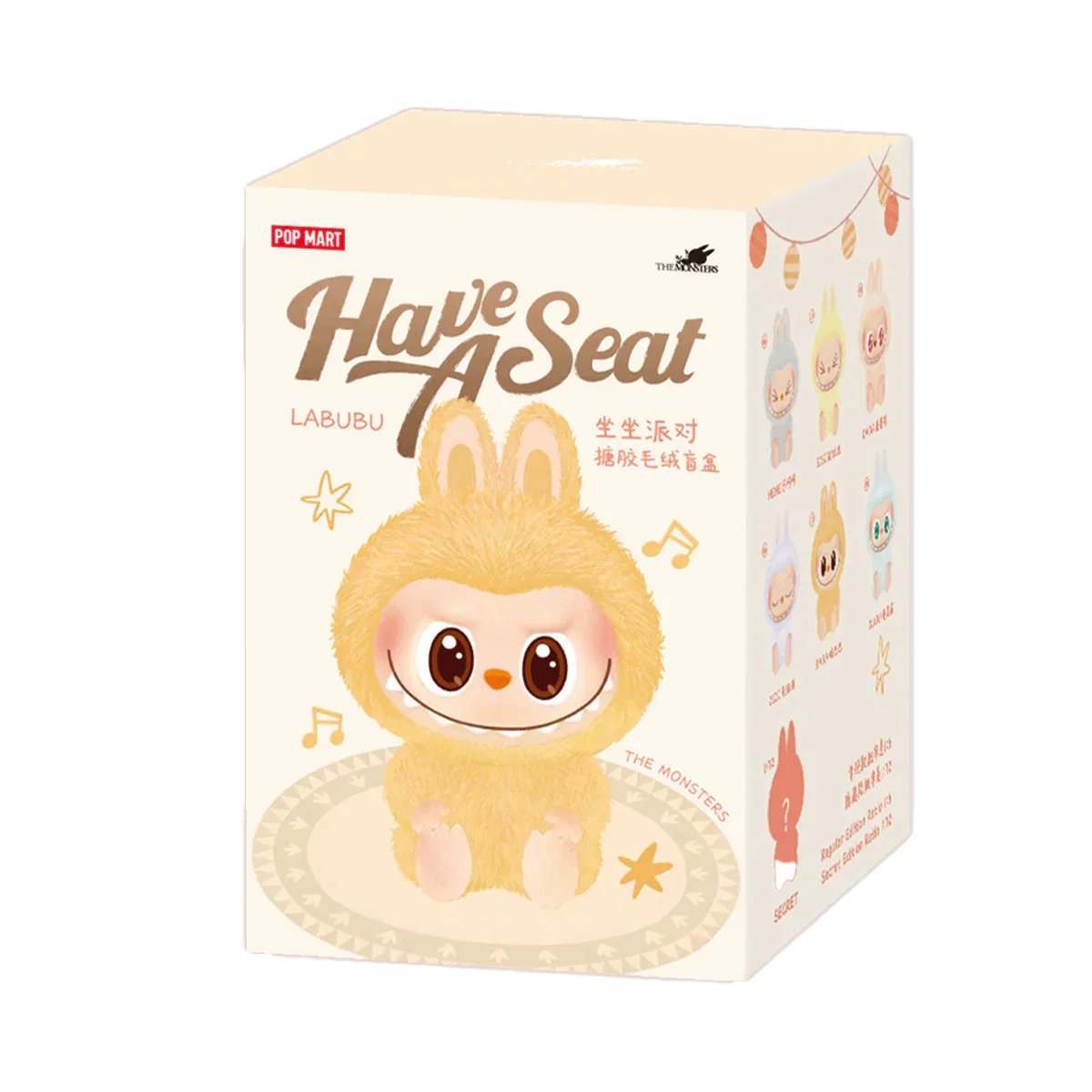 POP MART - THE MONSTERS - LABUBU - HAVE A SEAT - BLIND BOX – J