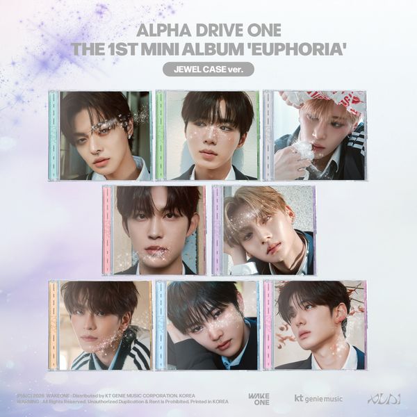 ALPHA DRIVE ONE ‘EUPHORIA’ 12枚セット ALPHA DRIVE ONE - EUPHORIA (THE 1ST MINI ALBUM) - JEWEL CASE VER