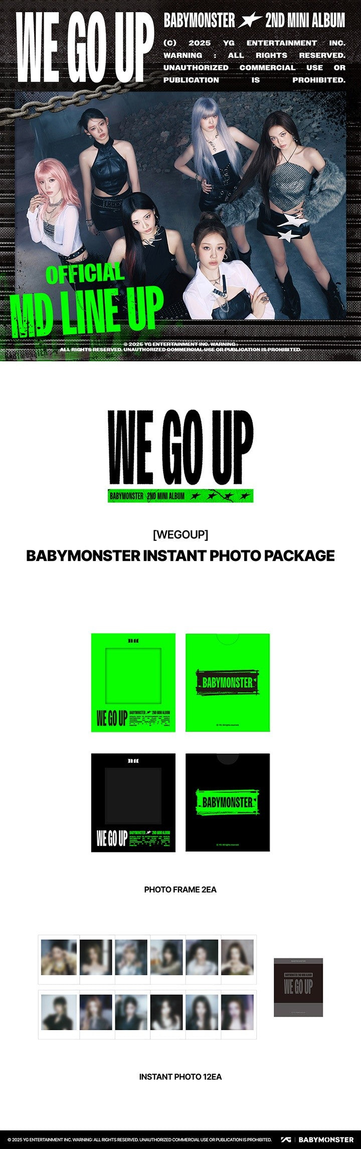 BABYMONSTER - WEGOUP - INSTANT PHOTO PACKAGE