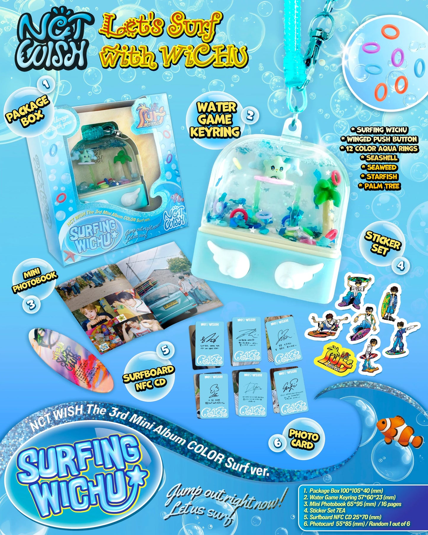jstore_online_NCT_WISH_3rd_Mini_Album_COLOR_Surf_Ver_content
