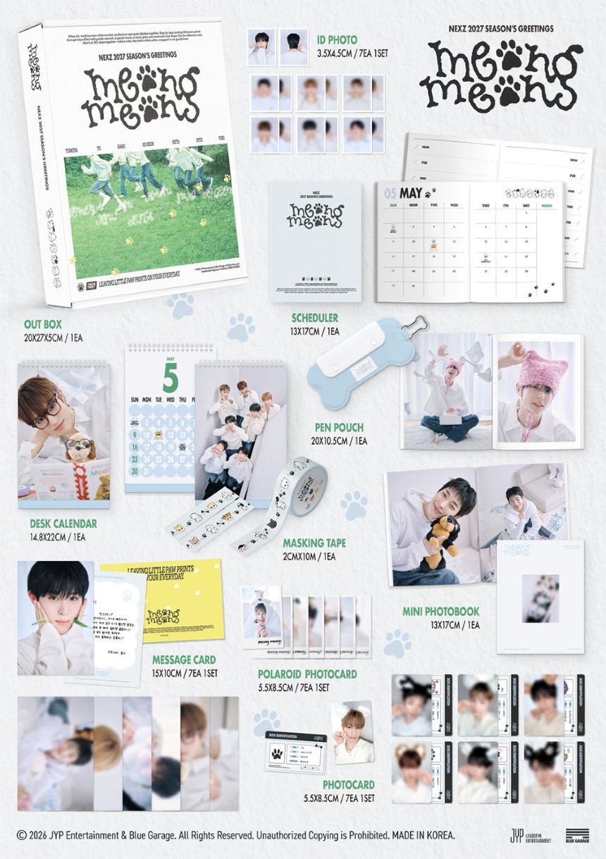 (Pre-Order) NEXZ - MEONG MEONG (2027 SEASONS GREETINGS)