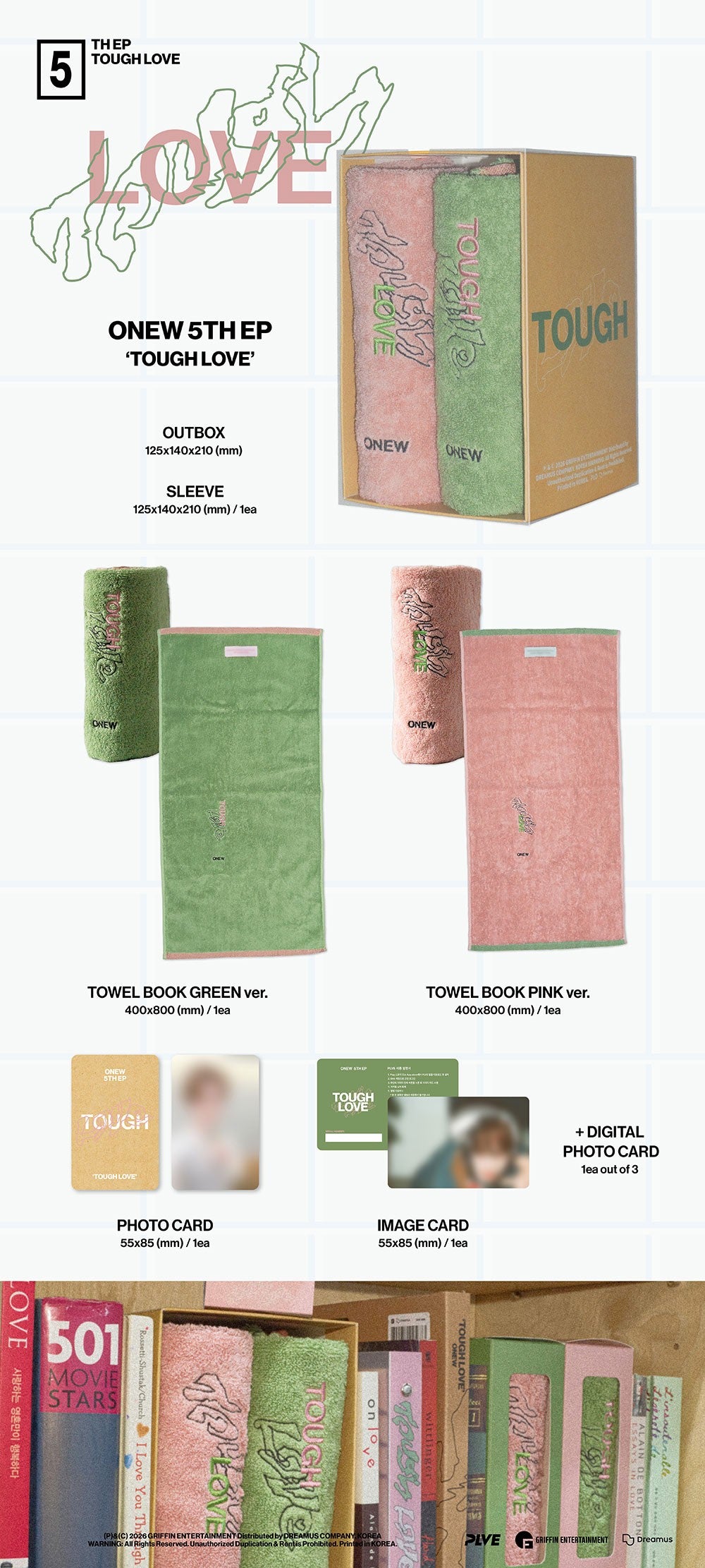 jstore_online_ONEW_5TH_EP_TOUGH_LOVE_TOWEL_BOOK_SET_VER_content