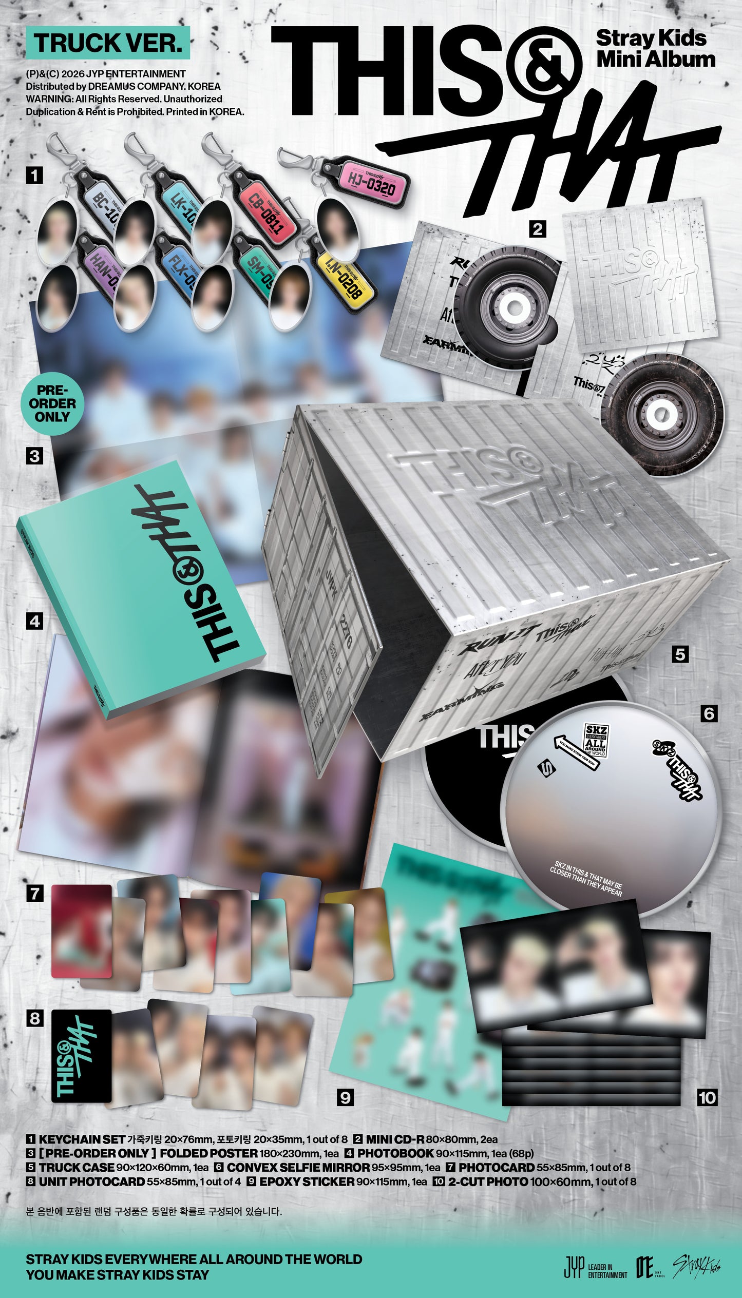 (Pre-Order) STRAY KIDS - THIS & THAT (TRUCK VER.) LIMITED VER.