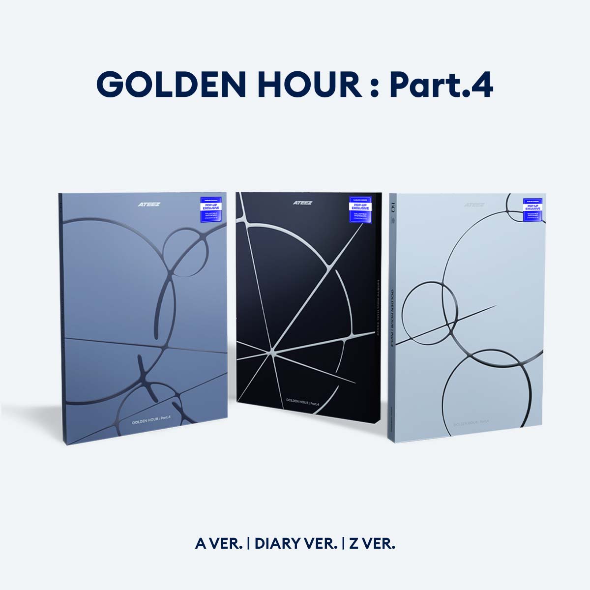 ATEEZ - GOLDEN HOUR: PART 4 - EUROPE POP-UP EXCLUSIVE (PHOTOBOOK