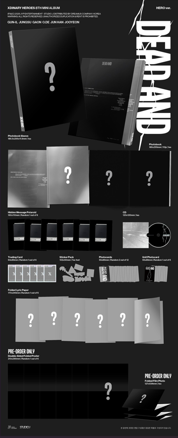(Pre-Order) XDINARY HEROES - DEAD AND (8TH MINI ALBUM) - PHOTOBOOK VER.