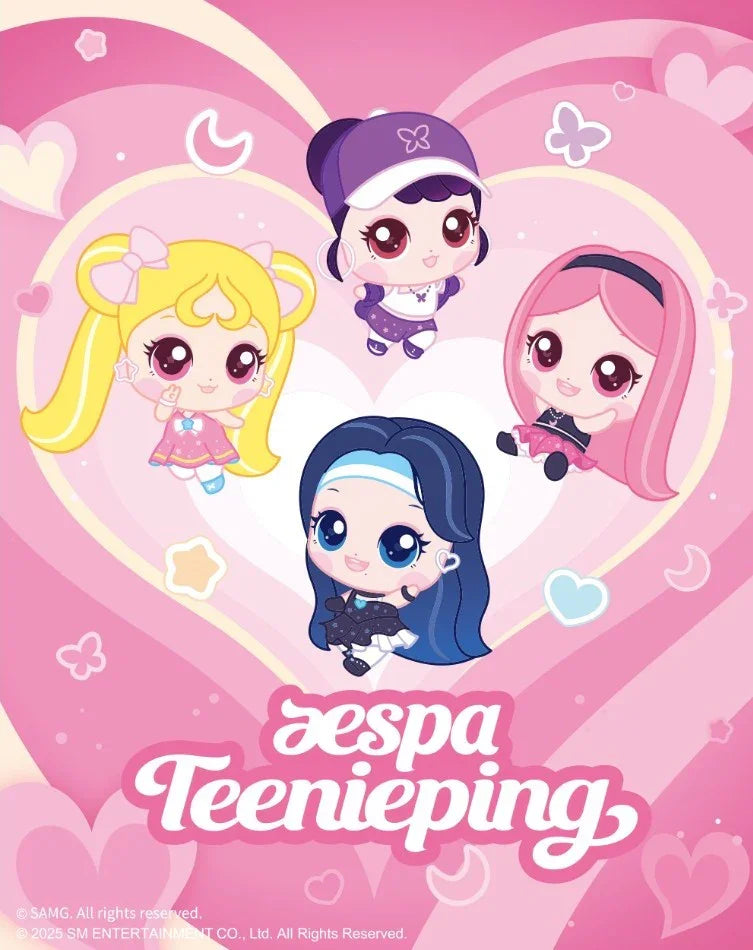 aespa ティニピン コラボ Teenieping キーホルダー 4個セット aespa ティニピン コラボ Teenieping ウィンター - メルカリ