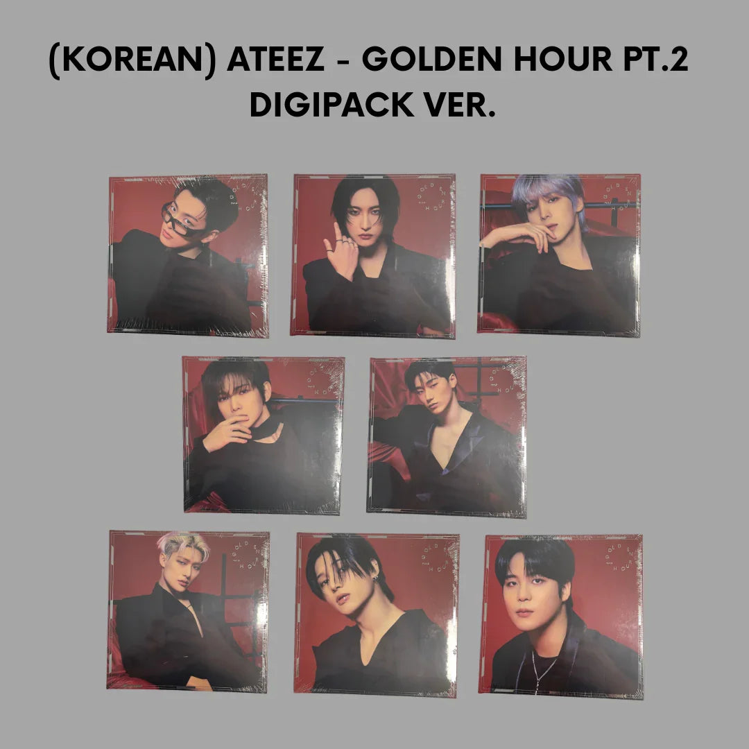 ATEEZ アルバム digipack GOLDEN HOUR コンプ セット ATEEZ ATEEZ アルバム digipack GOLDEN HOUR コンプ セット ATEEZ