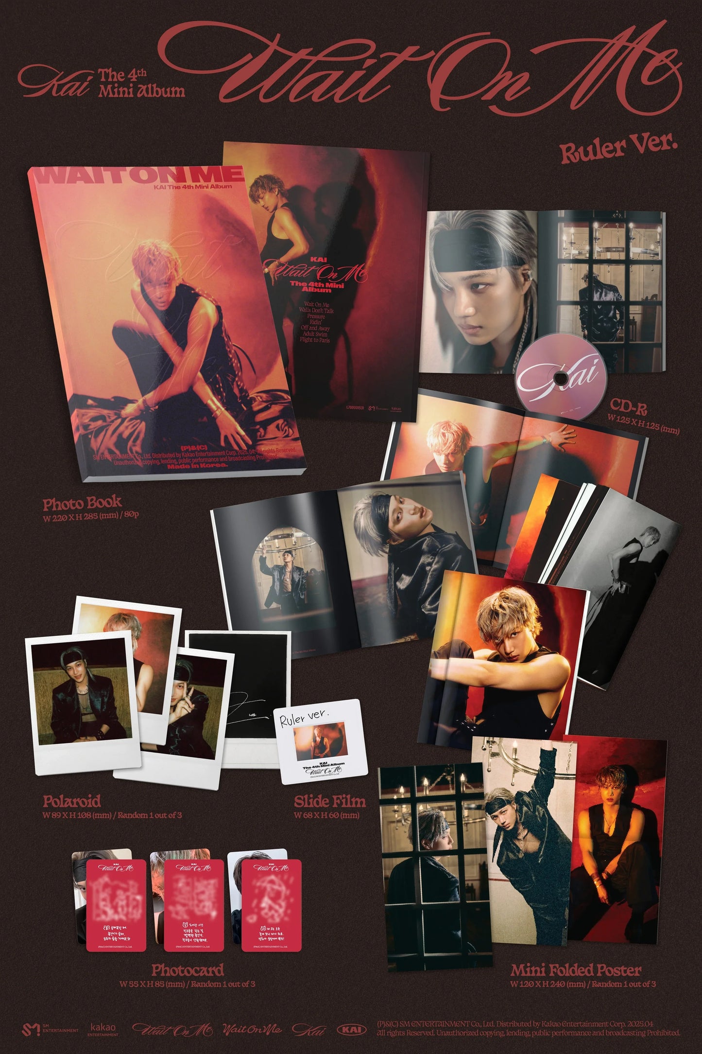 KAI (EXO) - WAIT ON ME (4TH MINI ALBUM) - PHOTOBOOK VER.