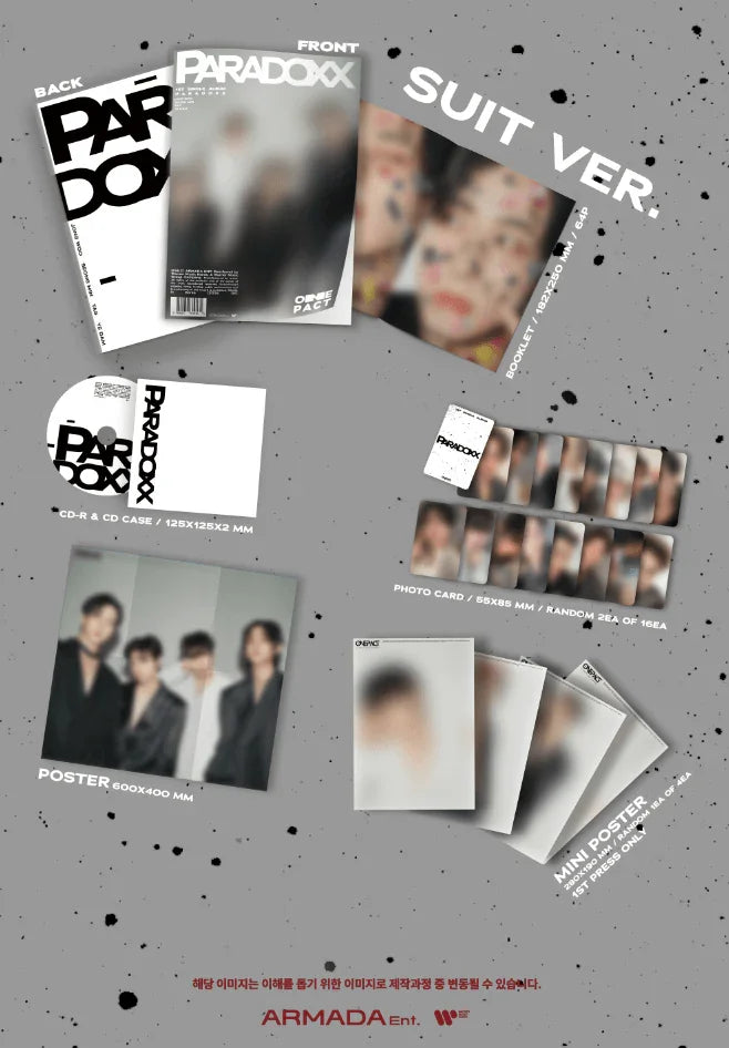 ONE PACT - PARADOXX (1ST SINGLE ALBUM) - J-Store Online