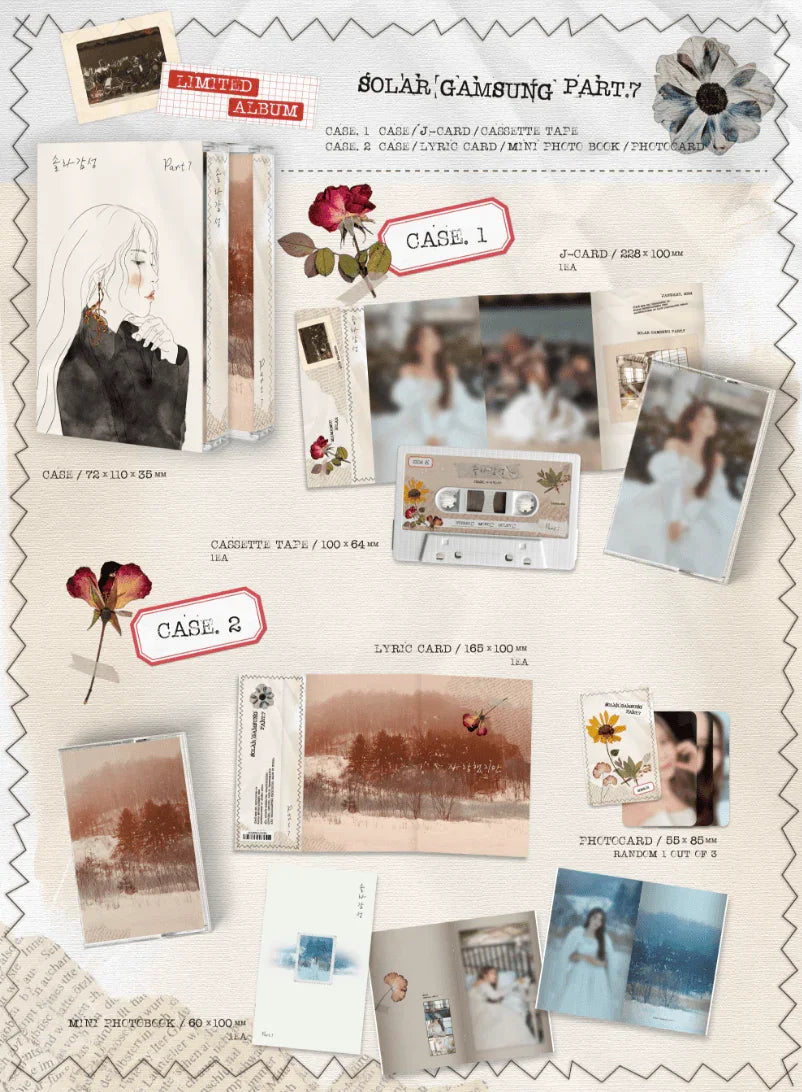 SOLAR (MAMAMOO) - SOLAR GAMSUNG PART.7 (LIMITED TAPE ALBUM) - J-Store Online