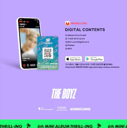 THE BOYZ - THRILL-ING (6TH MINI ALBUM) - PLATFORM VER. - J-Store Online