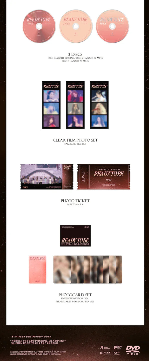 TWICE - 5TH WORLD TOUR: READY TO BE IN SEOUL - DVD - Pre-Order - J-Store Online