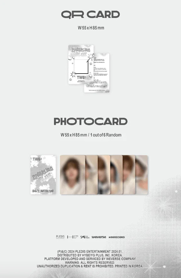 TWS - SPARKLING BLUE (1ST MINI ALBUM) - PLATFORM VER. - J-Store Online