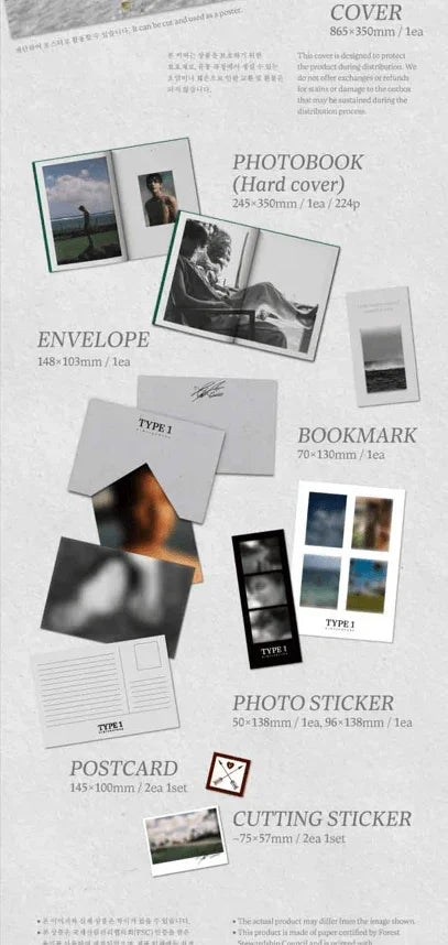 V (BTS) - TYPE 1 (PHOTOBOOK) HARDCOVER VERSION + WEVERSE GIFT - Pre-Order - J-Store Online