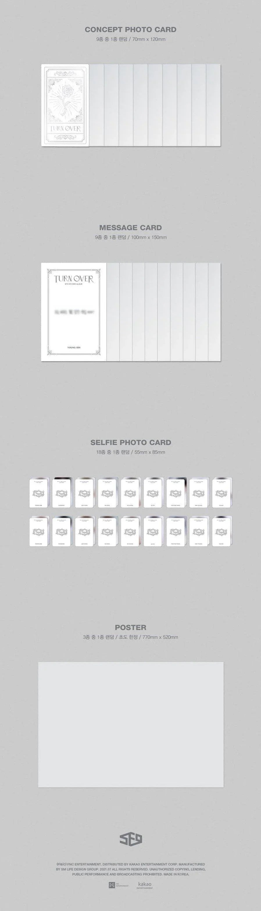 SF9 - TURN OVER (9TH MINI ALBUM) - J-Store Online