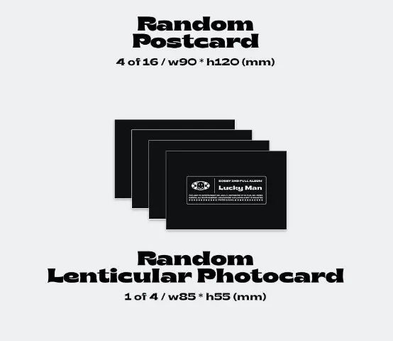 BOBBY - LUCKY MAN (2ND FULL ALBUM)