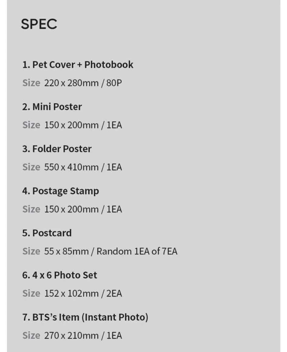 BTS - SPECIAL 8 PHOTO-FOLIO US, OURSELVES, AND BTS 'WE' - J-Store Online