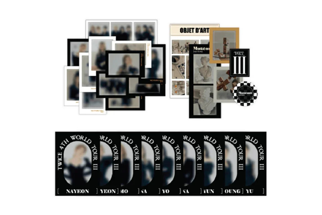 TWICE - 4th WORLD TOUR III - MUSEUM STICKER-PACK - J-Store Online