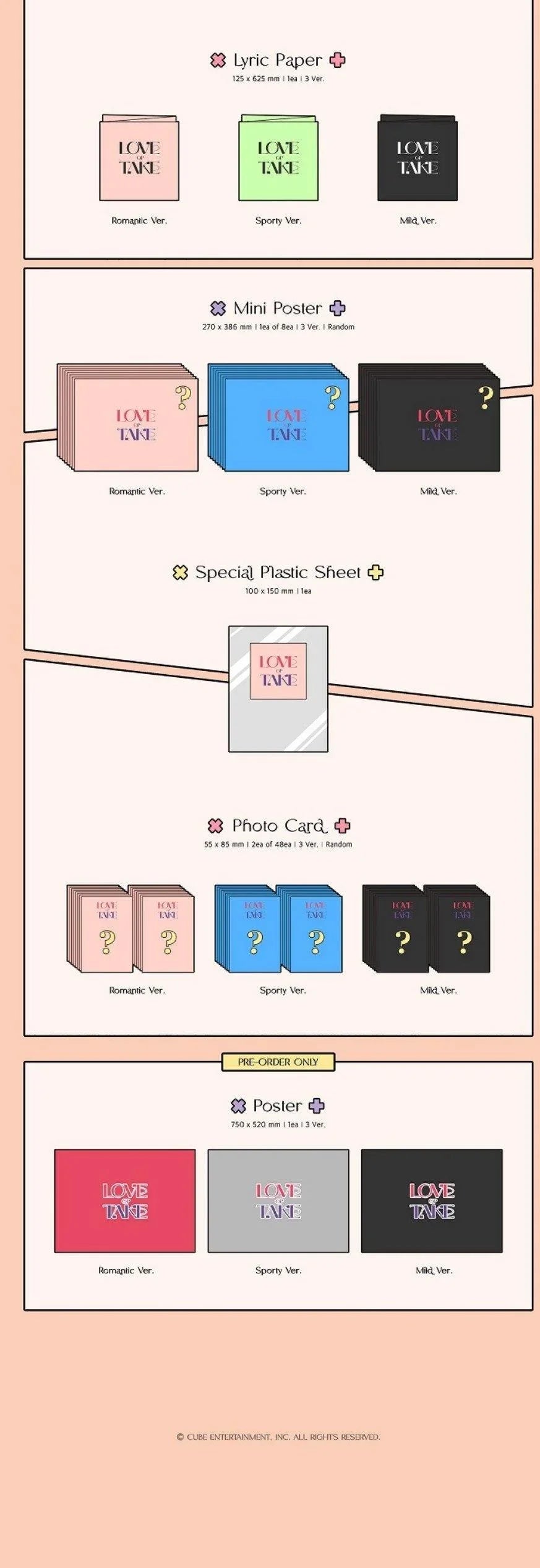 PENTAGON - LOVE OR TAKE (11TH MINI ALBUM) - J-Store Online