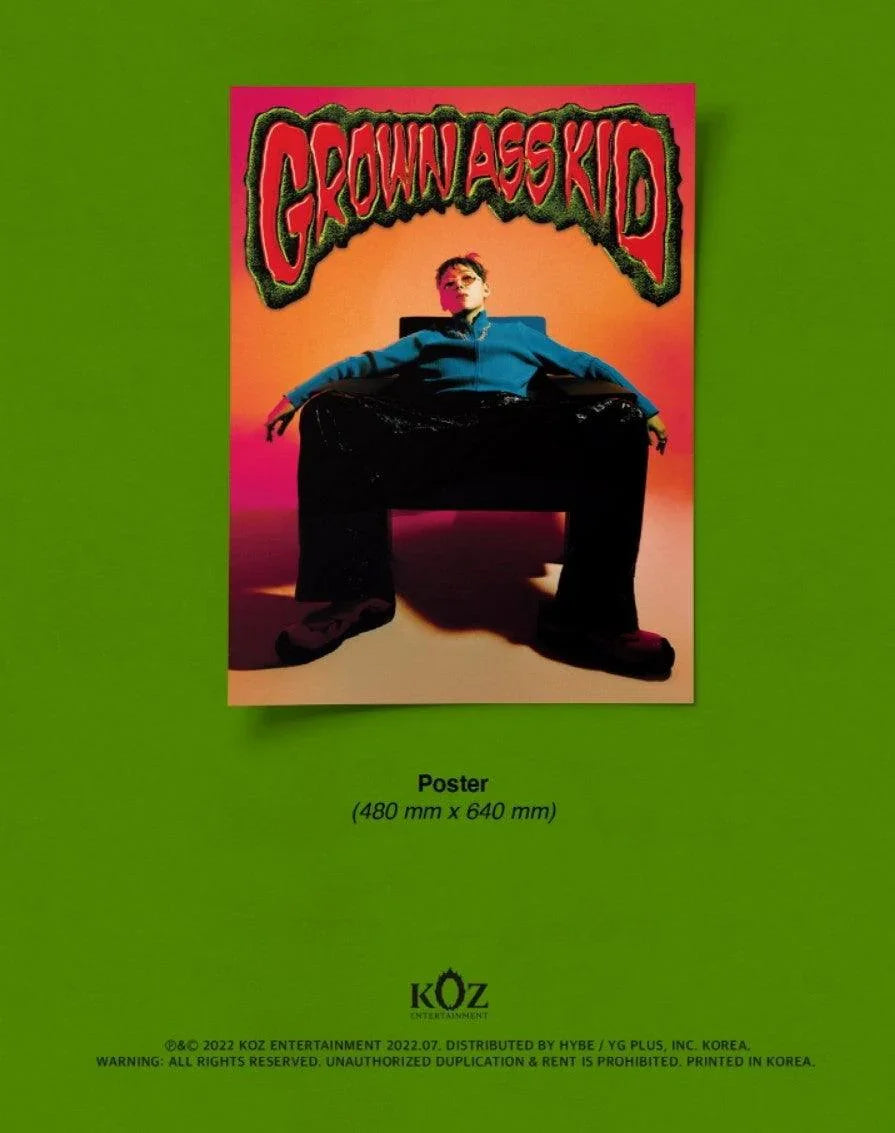 ZICO - GROWN ASS KID (4. MINI-ALBUM) - J-Store Online