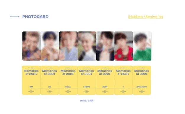 BTS - MEMORIES OF 2021 BLU-RAY - J-Store Online