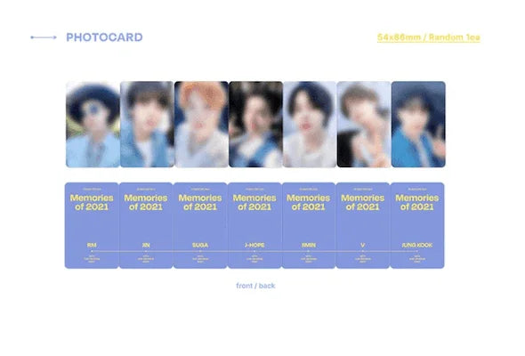 BTS - MEMORIES OF 2021 DIGITAL CODE - J-Store Online