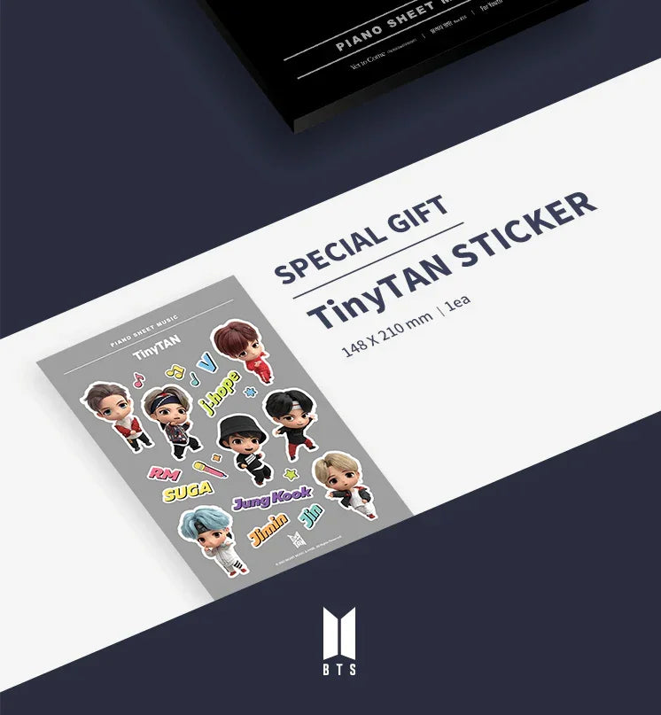 BTS - PIANO SHEET MUSIC PROOF - J-Store Online