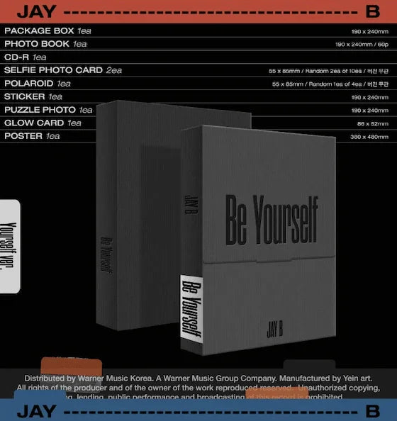 JAY B - BE YOURSELF (2ND EP) - J-Store Online