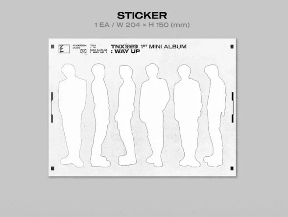 TNX - WAY UP (1ST MINI ALBUM) - J-Store Online